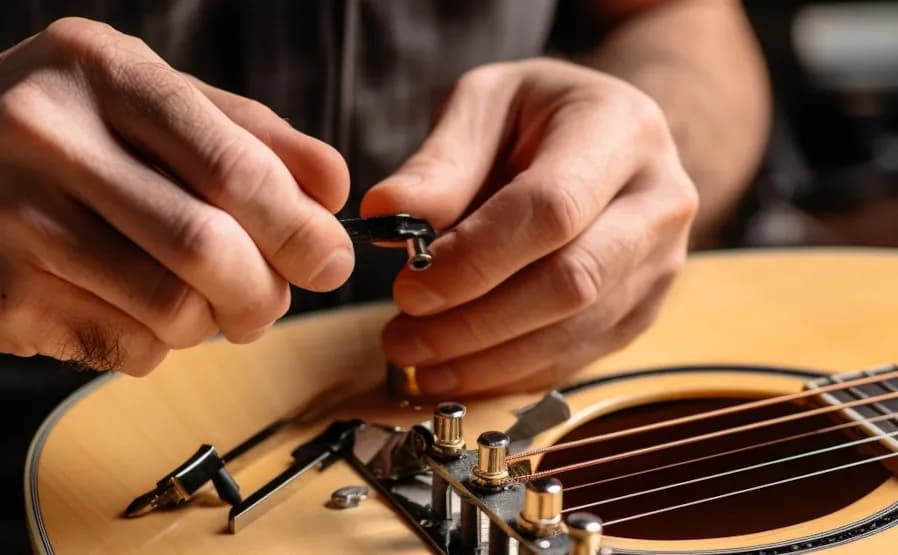 Jak założyć struny do gitary akustycznej bez zbędnych problemów