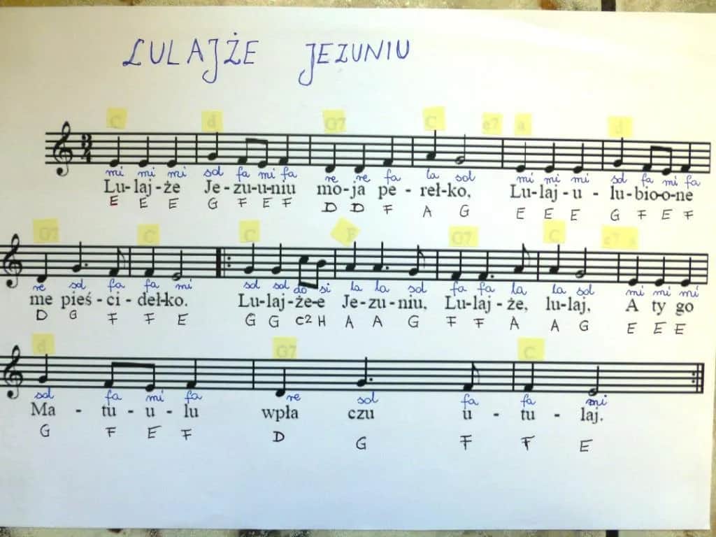 Jak zagrać na cymbałkach lulajże jezuniu - proste kroki i nuty